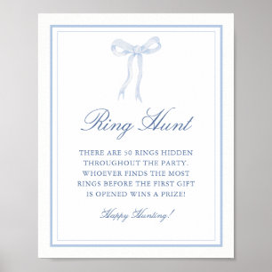Möhippan Blue Bow Ring Hunt Ring Game Poster