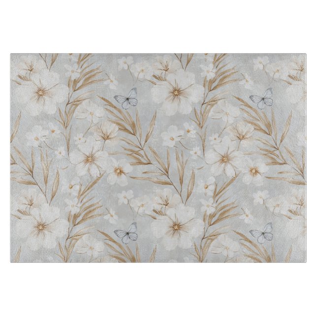 Möhippan Blue Butterflies (vita grindblommor) (Framsidan)