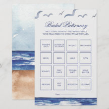 Möhippan Blue Nautical Coastal Sea Pictionary Game