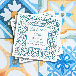 Möhippan Blue Tiles La Dolce Vita Pappersservett