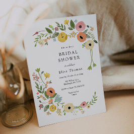 Möhippan Bohemian Blommigt Wildblomma Inbjudningar