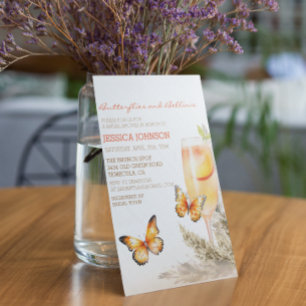 Möhippan Boho Bellini & Butterflies Inbjudningar
