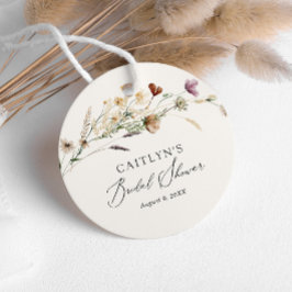 Möhippan Boho Fall Wildblomma Gåvor Etiketter