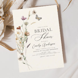 Möhippan Boho Wildblomma Inbjudningar