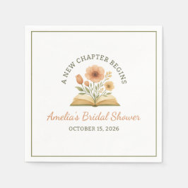 Möhippan bok - Blommigten Vattenfärg Pappersservett