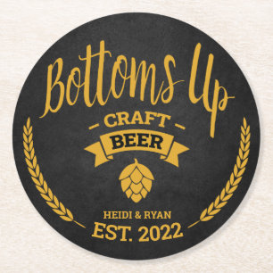 Möhippan Brewery Beer Drink Underlägg Favoriter Papper Rund