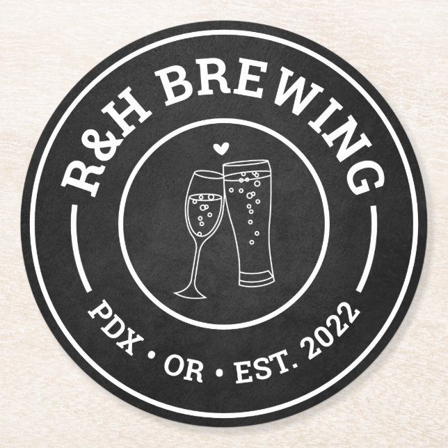 Möhippan Brewery Beer Drink Underlägg Favoriter Papper Rund (Framsidan)