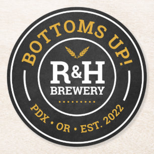Möhippan Brewery Beer Drink Underlägg Favoriter Papper Rund