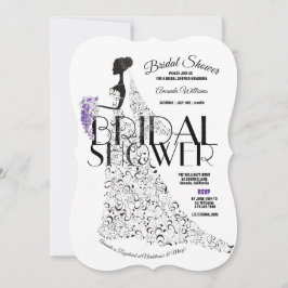 Möhippan Bride Beresh Lacy Dress Flowers Inbjudningar