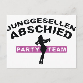 möhippan / bröllop vykort