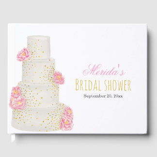 Möhippan Bröllop Watercolor Cake Gästböcker