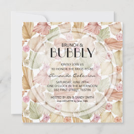 Möhippan Brunch BubLY Torkad Löv Inbjudningar