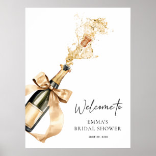 Möhippan Brunch och BubLY Champagne Välkommen Poster