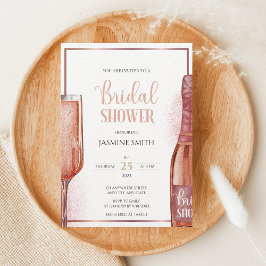 Möhippan Brunch och Bubly Ro Guld Prosecco Inbjudningar