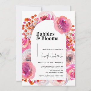 Möhippan Bubbles och Blooms Inbjudningar