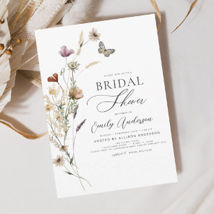 Möhippan Budget Boho Wildblomma skript Flygblad