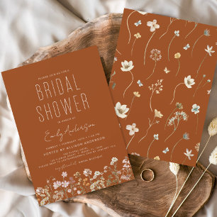 Möhippan Budget Burnt Orange Boho Wildblomma