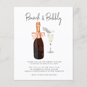 Möhippan Budget Champagne Brunch & Bubly Flygblad