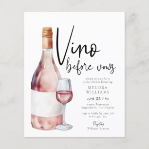 Möhippan Budget Modern Vino före Vows