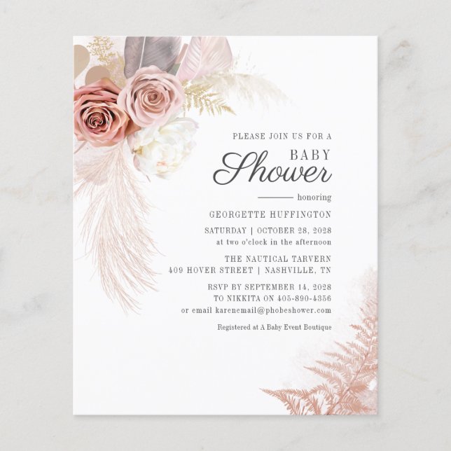 Möhippan Budget Pampas Grass Terracotta (Framsida)