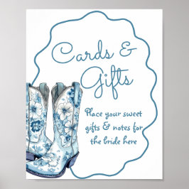 Möhippan Cards and Gifts Chinoiserie Boots Poster