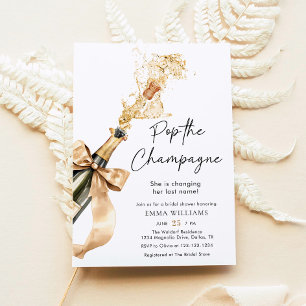 Möhippan Champagne Inbjudningar