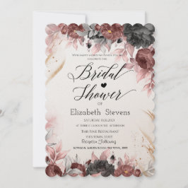 Möhippan chic - höstfärgsblommor inbjudningar