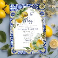 Möhippan Ciao till Miss Italiana Blue Tile Lemon