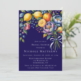 Möhippan Citrus Bouquet i Medelhavsområdet Inbjudningar