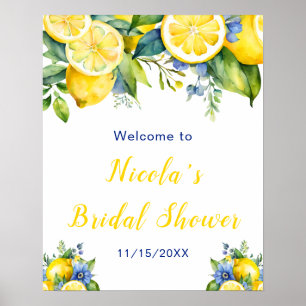 Möhippan Citrus Lemon Mediterranean Poster