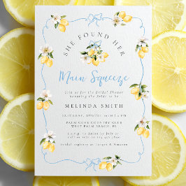 Möhippan Citrus Lemon Rosett band Inbjudningar