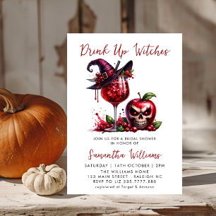 Möhippan Drink Up Witches Gothic Cocktails Inbjudningar