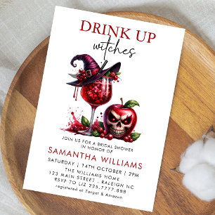 Möhippan Drink Up Witches Gothic Cocktails Inbjudningar