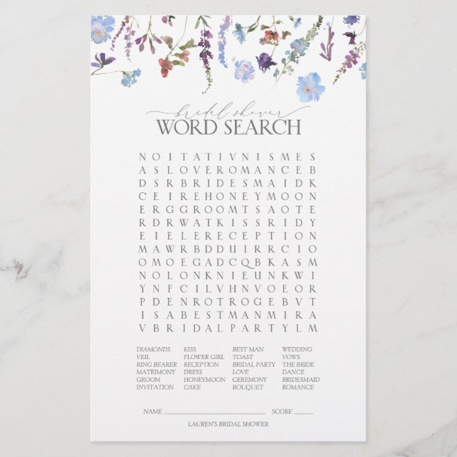 Möhippan Dusty Blue Wildblomma (Framsida)