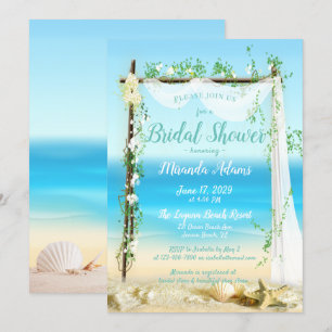Möhippan Elegant Beach Arch Inbjudningar