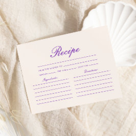 Möhippan elegant Butterflies Recipe Tilläggskort