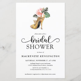 Möhippan Elegant för Tropical Guld Heels