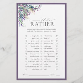 Möhippan elegant Lavender Blommigt