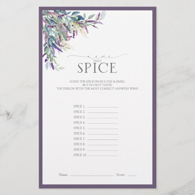 Möhippan elegant Lavender Blommigt (Framsida)