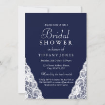 Möhippan elegant Navy Blue Snöre Bröllop