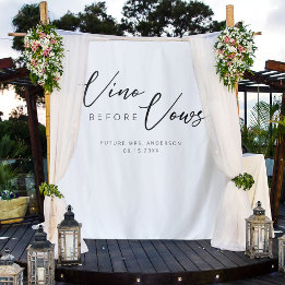 Möhippan elegant vattenfärg Vino före Vows