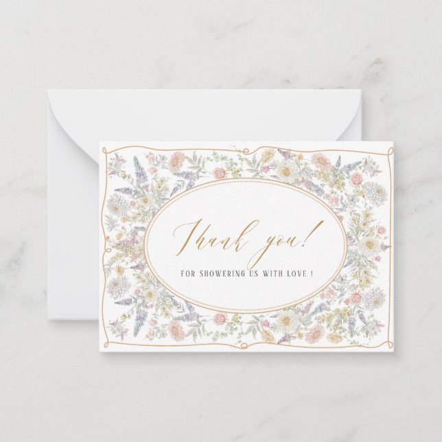 möhippan elegant vattenfärgsåterförevisning för bl anteckningskort (Framsida)