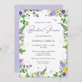 Möhippan elegant Watercolor Watercolor Inbjudningar