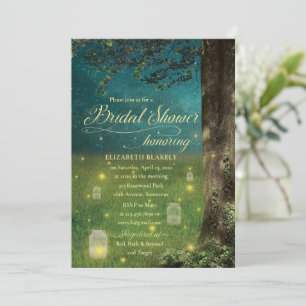 Möhippan "Enchanted Forest Garden Rustic" Inbjudningar