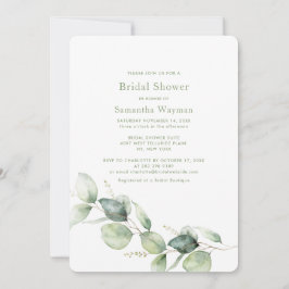 Möhippan Eucalyptus Boho Greenery Inbjudningar