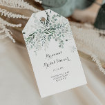Möhippan Eucalyptus från minimalist Presentetikett<br><div class="desc">Dessa minimalistiska märkre för gåvor till möhippan av grönt eukalyptus är perfekter för en rustisk möhippa. Utformningen har grönt eucalyptus löv för vattenfärgsfärgers elegant.</div>
