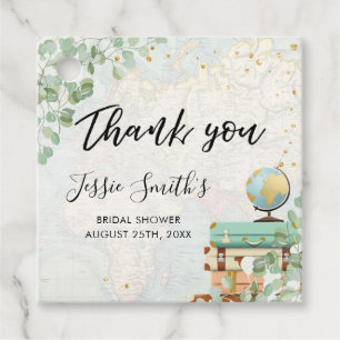 Möhippan Eucalyptus Greenery Travel Gåvor Etiketter