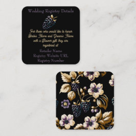 Möhippan Fall Elegance Blackberry & Blooms Tilläggskort
