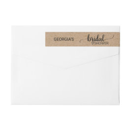 Möhippan Faux Kraft Modern Calligraphy Etikettband