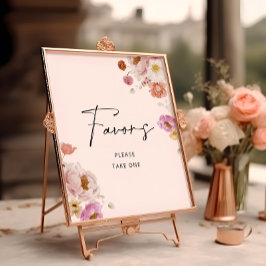 Möhippan Favoriter i färgfull Blommigt Poster